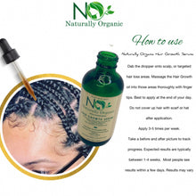 Load image into Gallery viewer, 4oz Make It Grow Hair Growth Serum - N.O Naturally Organic
